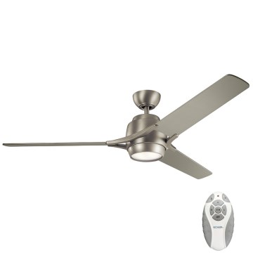 Kichler - LED Dimbar takfläkt ZEUS LED/10W/230V + fjärrkontroll