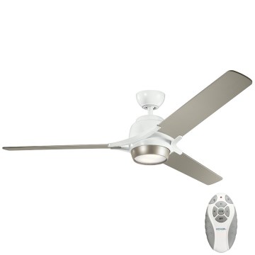 Kichler - LED Dimbar takfläkt ZEUS LED/10W/230V + fjärrkontroll