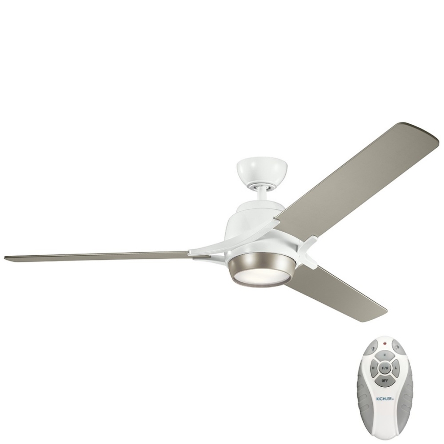 Kichler - LED Dimbar takfläkt ZEUS LED/10W/230V + fjärrkontroll