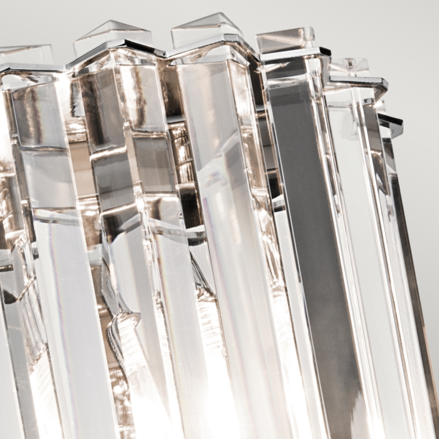 Kichler - LED Vägglampa för badrum CRYSTAL SKYE 2xG9/3W/230V IP44