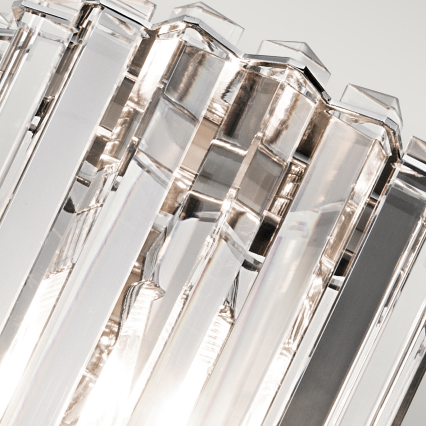 Kichler - LED Vägglampa för badrum CRYSTAL SKYE 2xG9/3W/230V IP44
