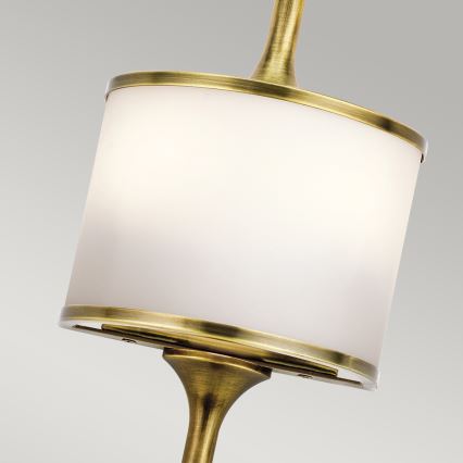 Kichler - LED Vägglampa för badrum MONA 2xG9/3,5W/230V IP44 mässing