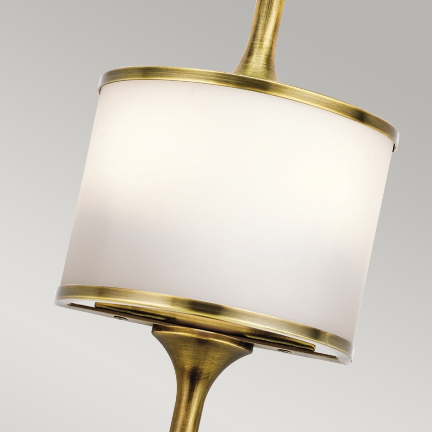 Kichler - LED Vägglampa för badrum MONA 2xG9/3,5W/230V IP44 mässing