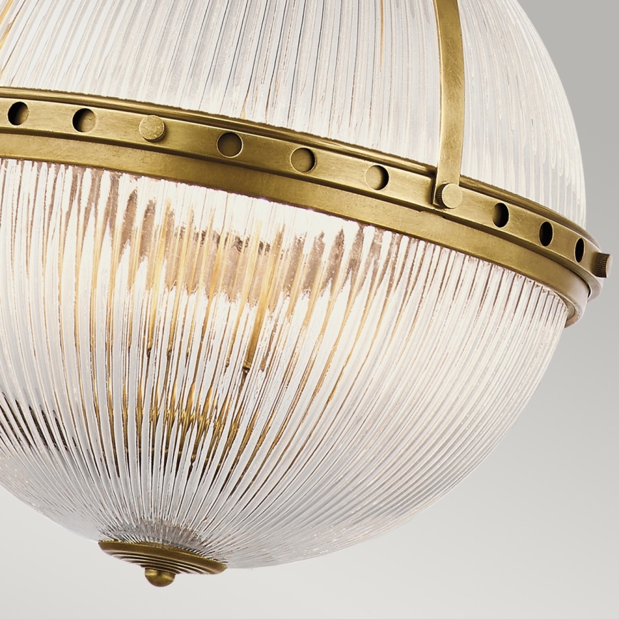 Kichler - Pendelkrona ASTER 3xE14/60W/230V gyllene