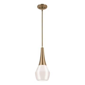 Kichler - Pendelkrona DEELA 1xE27/60W/230V diameter 17,8 cm mässing