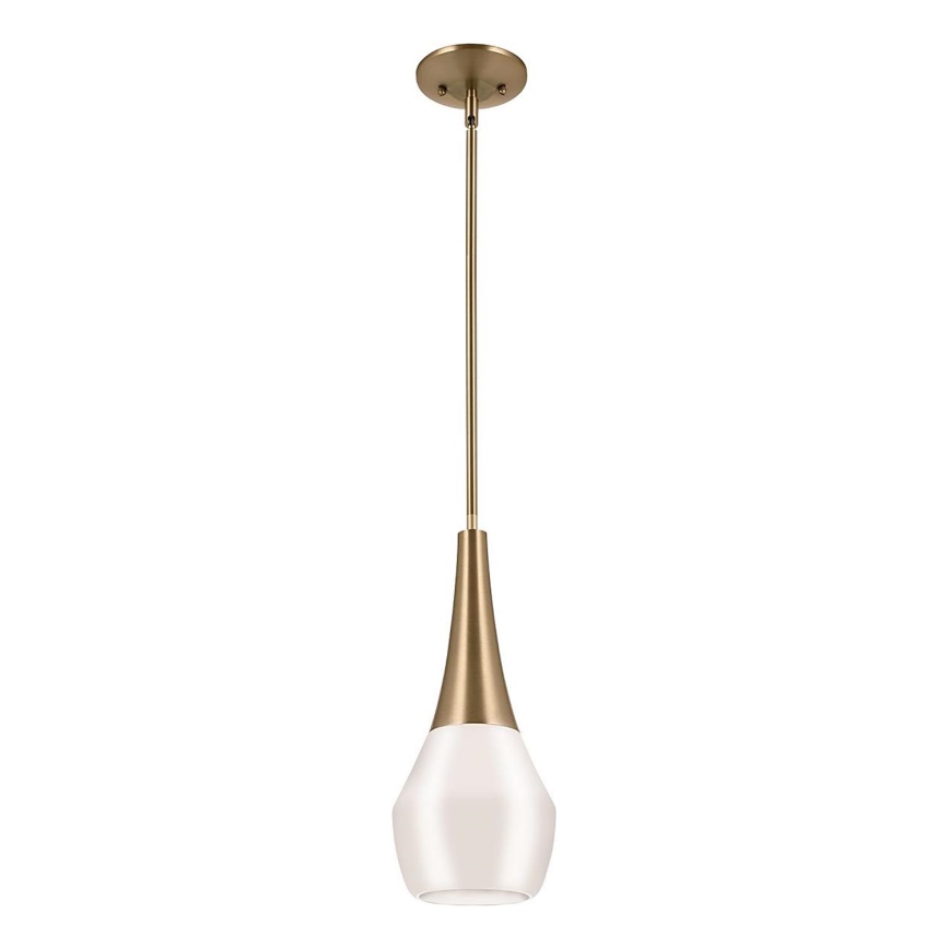 Kichler - Pendelkrona DEELA 1xE27/60W/230V diameter 17,8 cm mässing