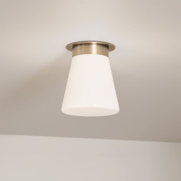Kichler - Taklampa ALBERS 1xE27/40W/230V Ø 21,6 cm brons