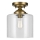 Kichler - Taklampa WINSLOW 1xE27/60W/230V diameter 21,6 cm mässing
