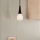 Kichler - Takpendel på stång DEELA 1xE27/60W/230V Ø 17,8 cm svart