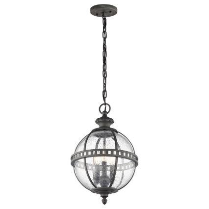 Kichler - Utomhus ljuskrona på kedja  HALLERON 3xE14/60W/230V IP44