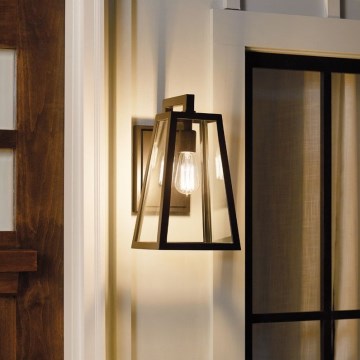 Kichler - Vägglampa för utomhusbruk DELISON 1xE27/60W/230V IP44