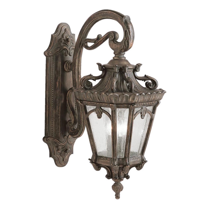 Kichler - Vägglampa för utomhusbruk TOURNAI 3xE14/60W/230V IP44