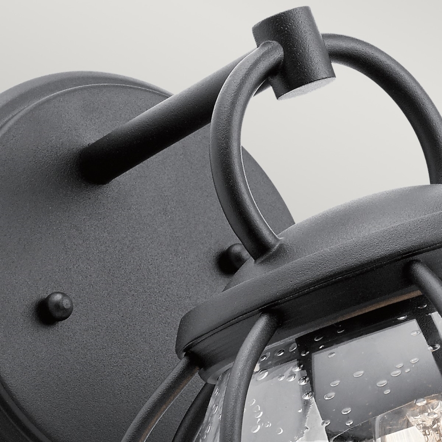 Kichler - Vägglampa för utomhusbruk VANDALIA 1xE27/60W/230V IP44 antracit