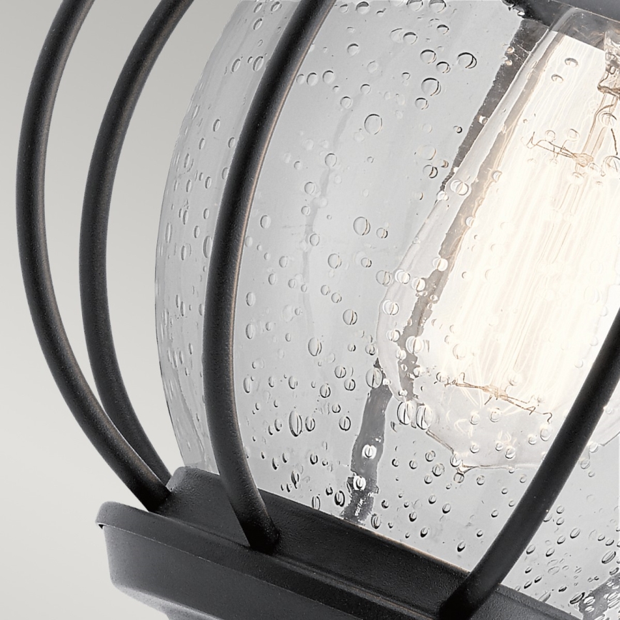 Kichler - Vägglampa för utomhusbruk VANDALIA 1xE27/60W/230V IP44 antracit
