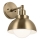 Kichler - Vägglampa NIVA 1xE27/40W/230V mässing