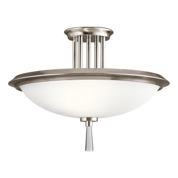 Kichler - Ytmonterad ljuskrona DREYFUS 3xE27/60W/230V matt krom