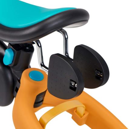KINDERKRAFT - Barns tre-i-ett balanscykel 4TRIKE gul/turkos