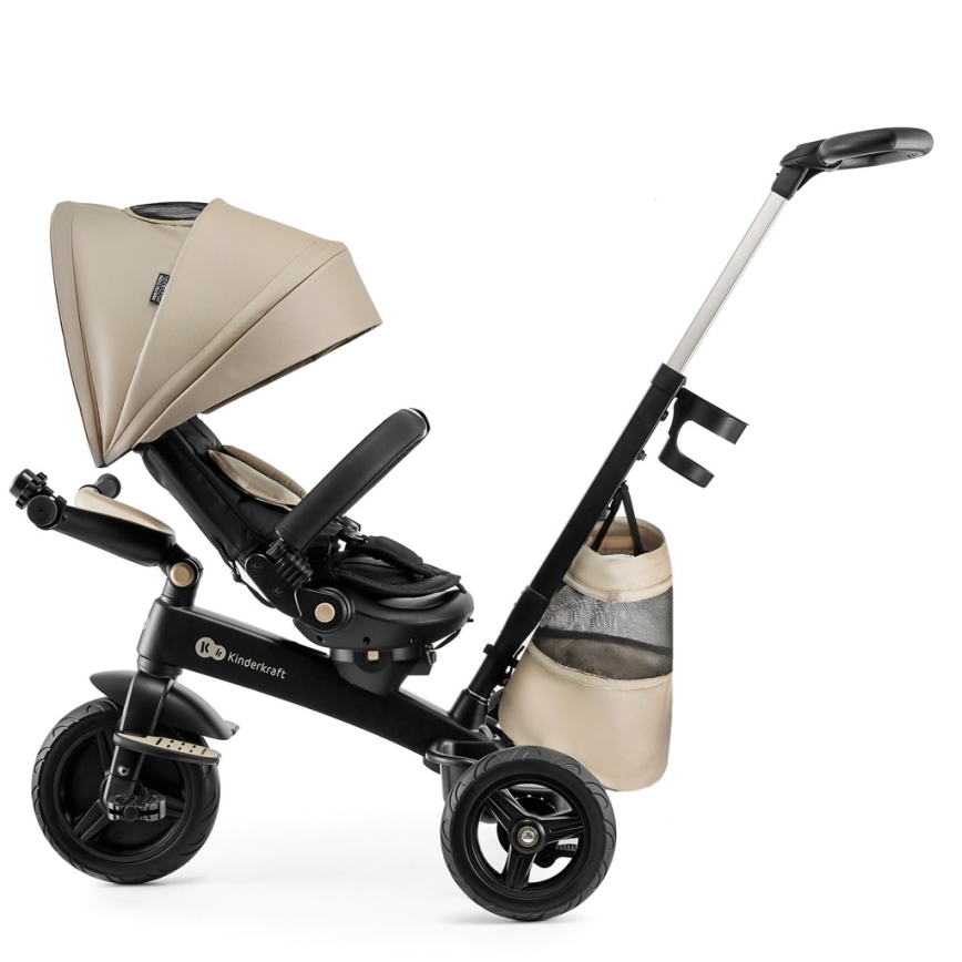 KINDERKRAFT - 5 i 1 trehjuling för barn EASYTWIST, beige