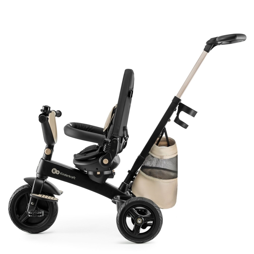 KINDERKRAFT - 5 i 1 trehjuling för barn EASYTWIST, beige