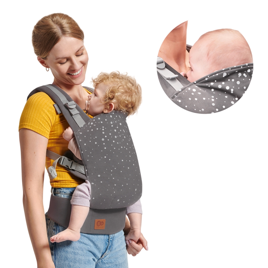 KINDERKRAFT - Baby carrier NINO grå