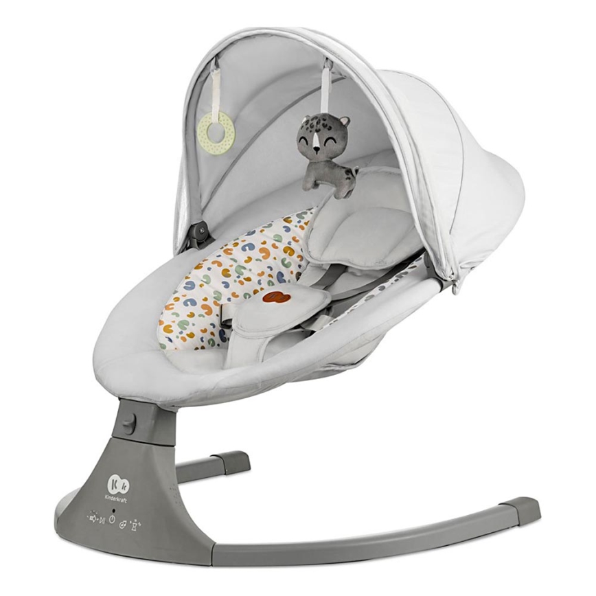 KINDERKRAFT - Babygunga med melodi 2i1 LUMI ljusgrå
