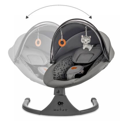 KINDERKRAFT - Babygunga med melodi 2i1 LUMI mörk