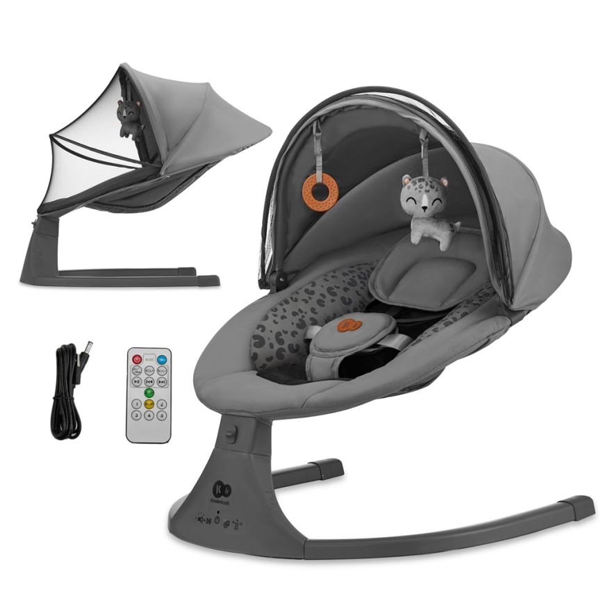 KINDERKRAFT - Babygunga med melodi 2i1 LUMI mörk
