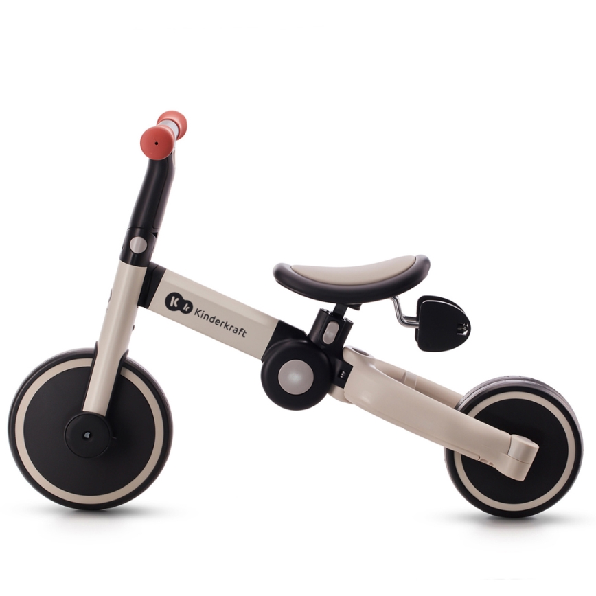 KINDERKRAFT - Balanscykel för barn 3i1 4TRIKE grå