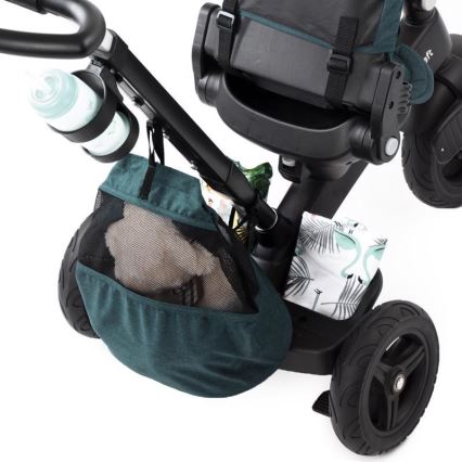 KINDERKRAFT - Barn trehjuling 5v1 EASYTWIST grön/svart