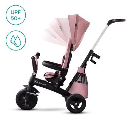 KINDERKRAFT - Barn trehjuling 5v1 EASYTWIST rosa/svart
