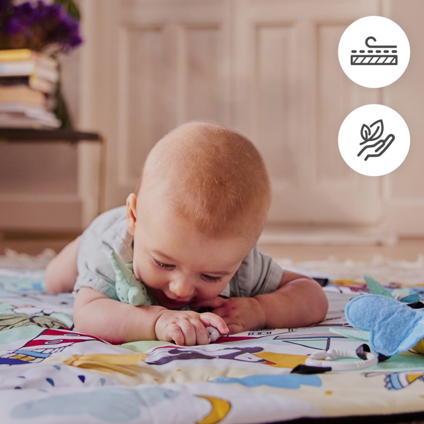 KINDERKRAFT - Barnfilt för lek SMARTPLAY Sea