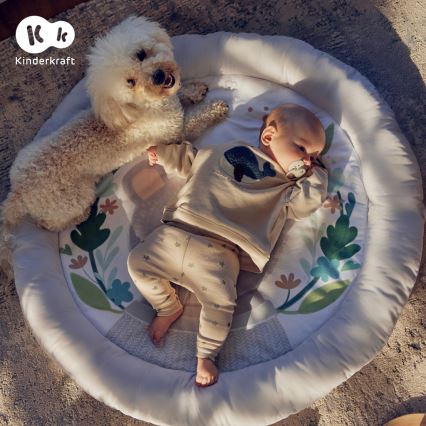 KINDERKRAFT - Barns lekfilt COZYPLAY grå