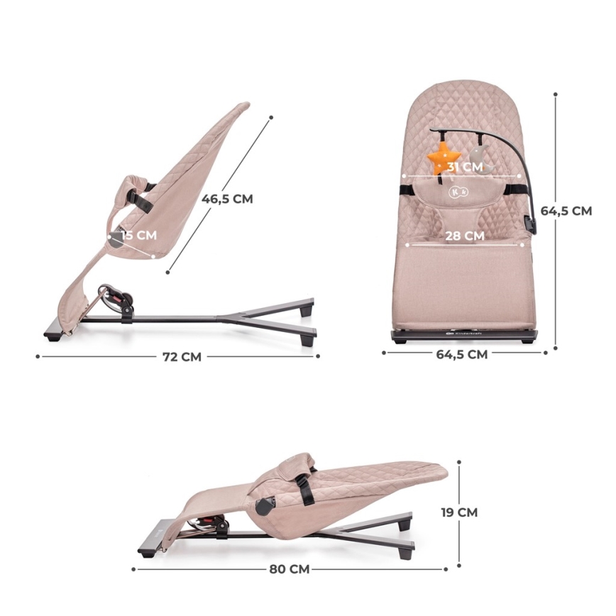 KINDERKRAFT - Barnsäng MIMI rosa