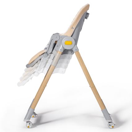 KINDERKRAFT - Barnstol 2i1 LASTREE beige/grå
