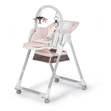 KINDERKRAFT - Barnstol 2in1 LASTREE rosa/vit
