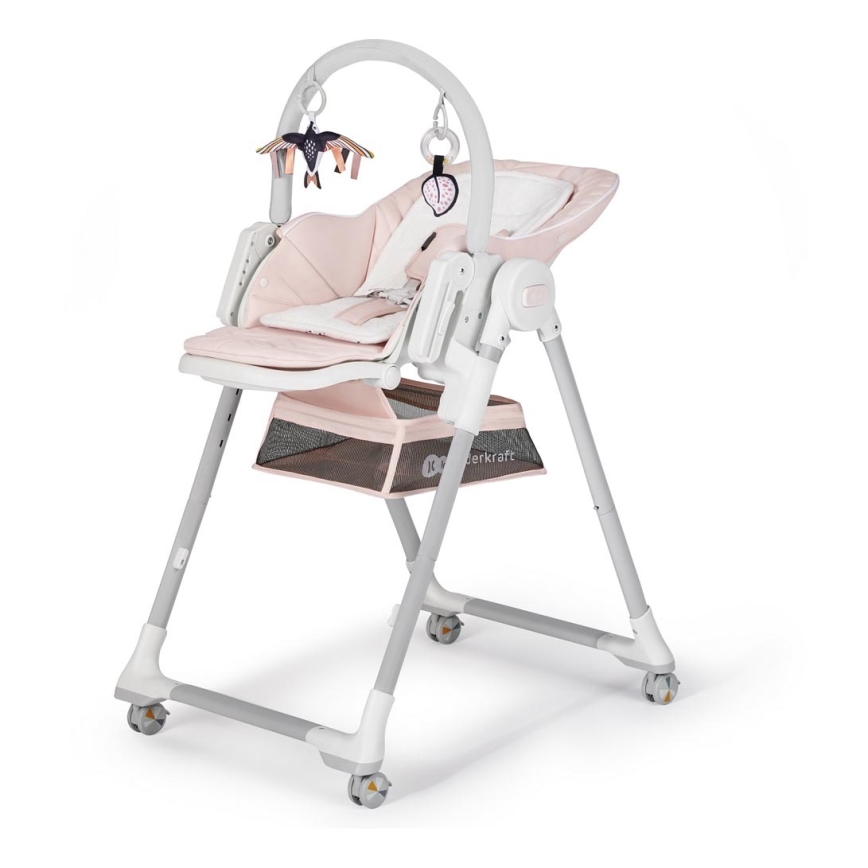 KINDERKRAFT - Barnstol 2in1 LASTREE rosa/vit