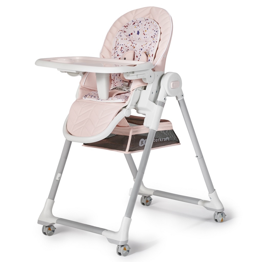 KINDERKRAFT - Barnstol 2in1 LASTREE rosa/vit