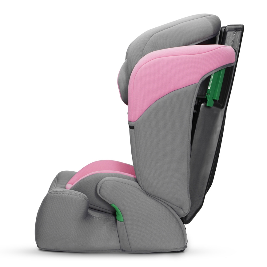 KINDERKRAFT - Bilbarnstol COMFORT UP i-Storlek (76-150 cm) grå/rosa