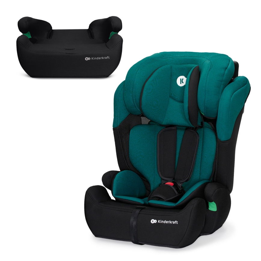 KINDERKRAFT - Bilbarnstol COMFORT UP i-Storlek (76-150 cm) grön