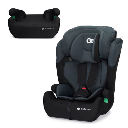 KINDERKRAFT - Bilbarnstol COMFORT UP i-Storlek (76-150 cm) mörk