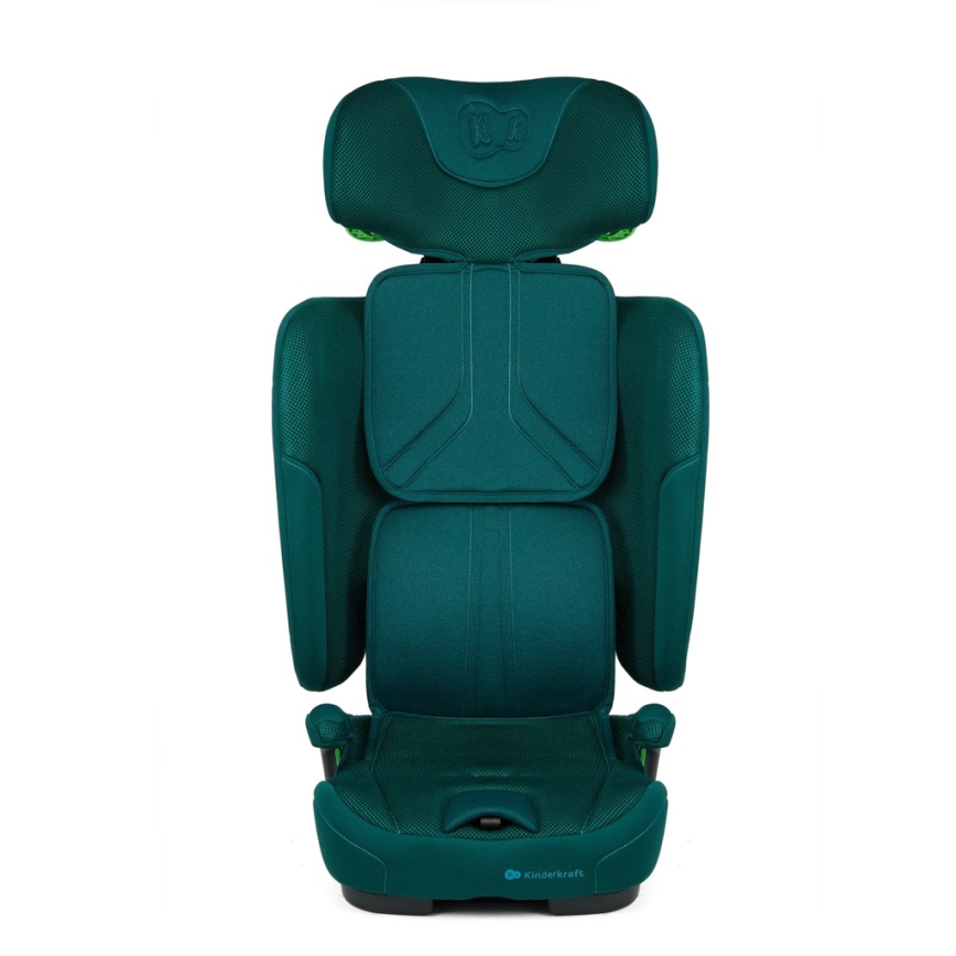KINDERKRAFT - Bilbarnstol FIX2GO i-Size 76-150 cm turkos