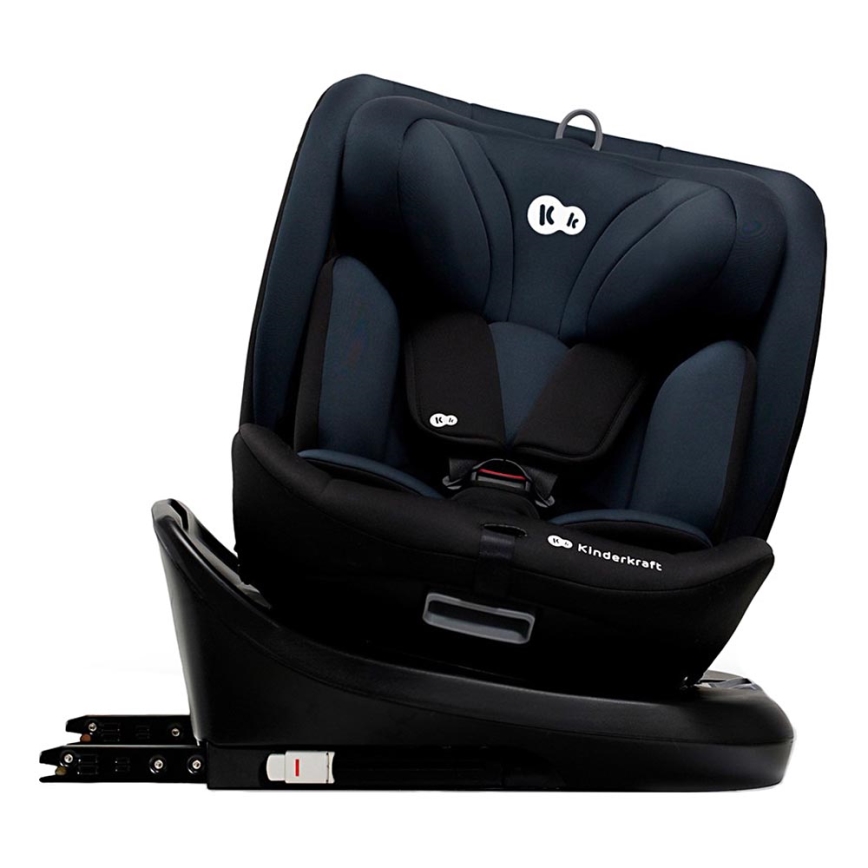 KINDERKRAFT - Bilbarnstol I-GROW i-Storlek (40-150 cm) svart