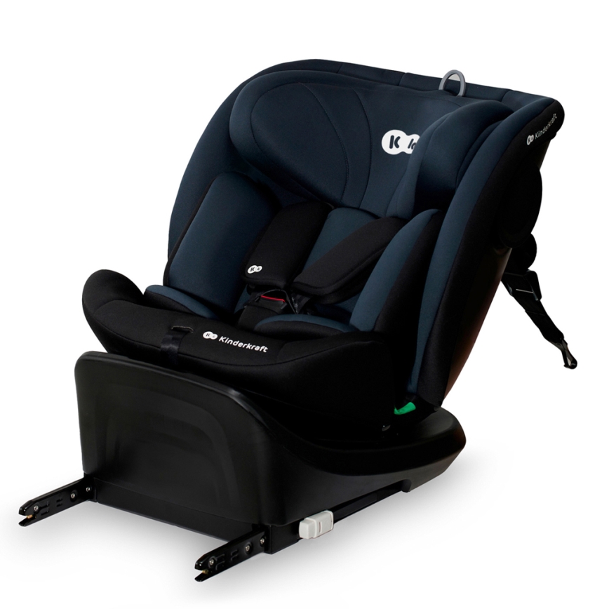 KINDERKRAFT - Bilbarnstol I-GROW i-Storlek (40-150 cm) svart