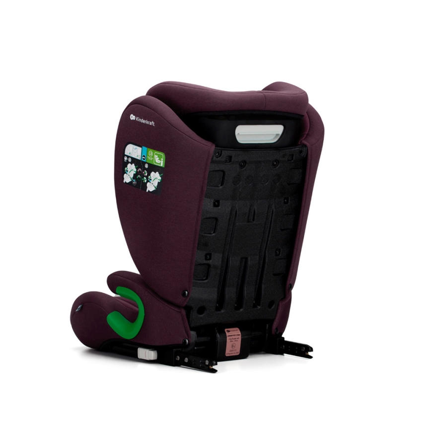 KINDERKRAFT - Bilbarnstol JUNIOR FIX 2 (100-150 cm) Cherry pearl