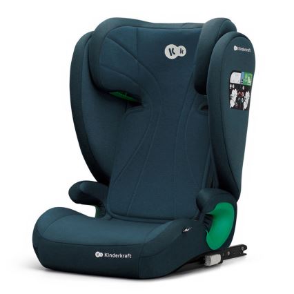 KINDERKRAFT - Bilbarnstol JUNIOR FIX 2 (100-150 cm) Harbor blå
