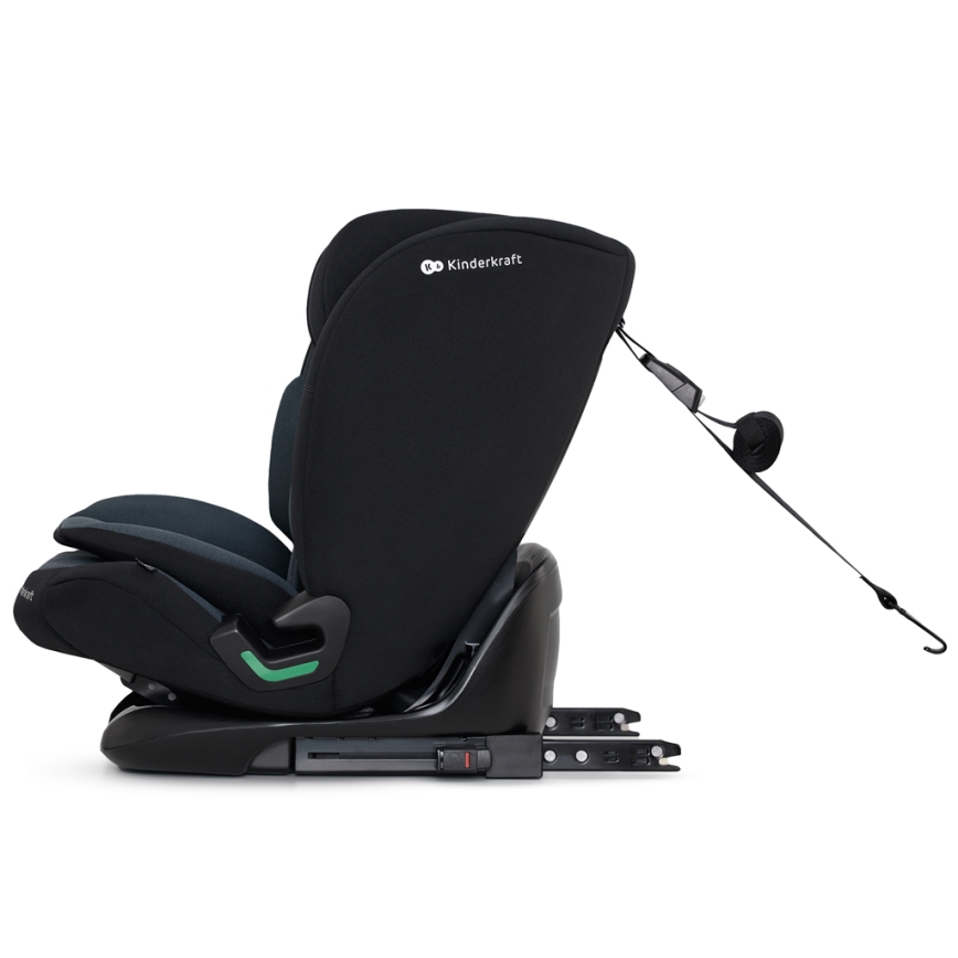 KINDERKRAFT - Bilbarnstol ONETO 3 i-Storlek (76-150 cm) + Isofix Graphite svart