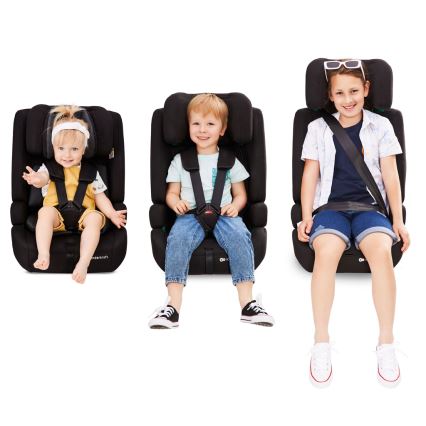 KINDERKRAFT - Bilbarnstol SAFETY FIX 2 i-Storlek (76-150 cm) svart