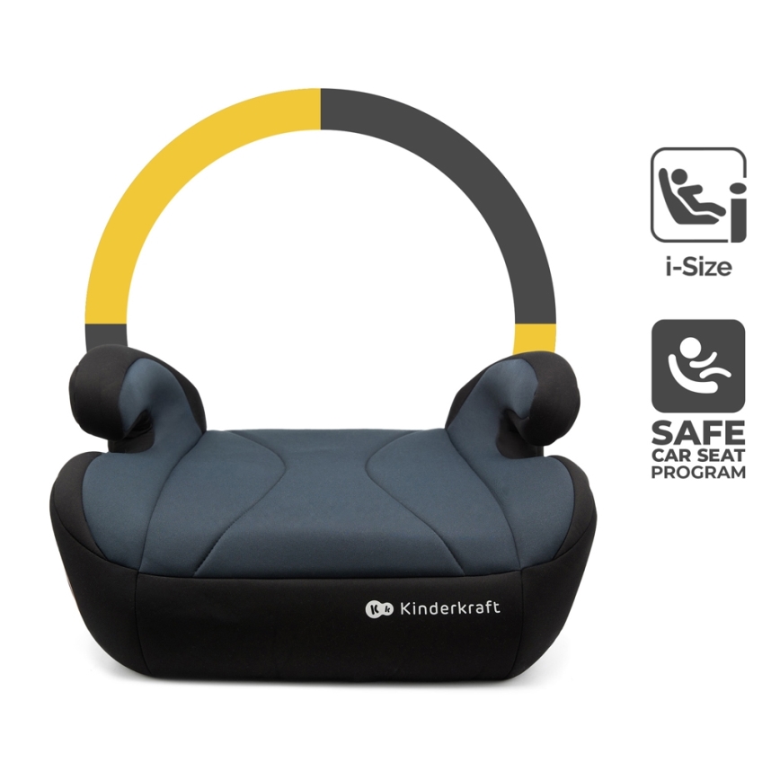KINDERKRAFT - Bilstol I-BOOST i-Storlek 135-150 cm svart