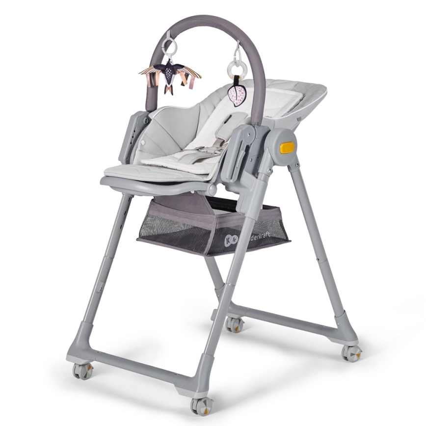 KINDERKRAFT - Children's dining chair 2in1 LASTREE grå