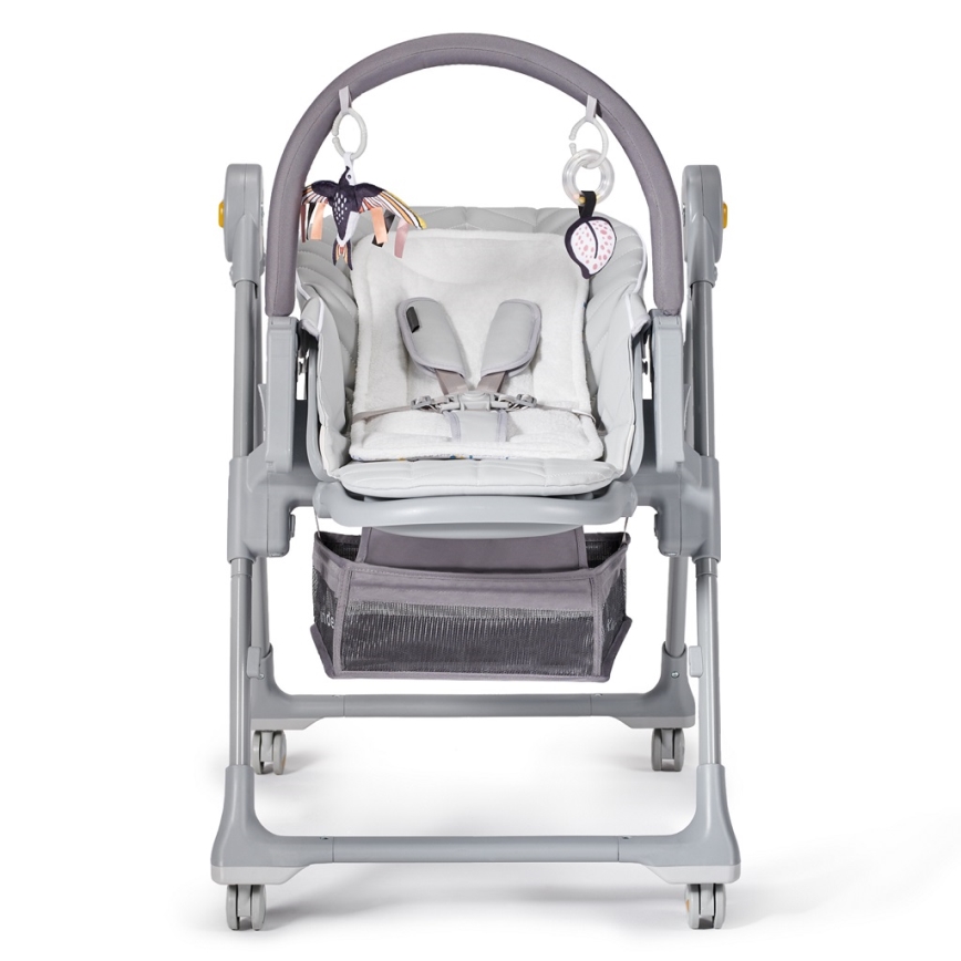 KINDERKRAFT - Children's dining chair 2in1 LASTREE grå